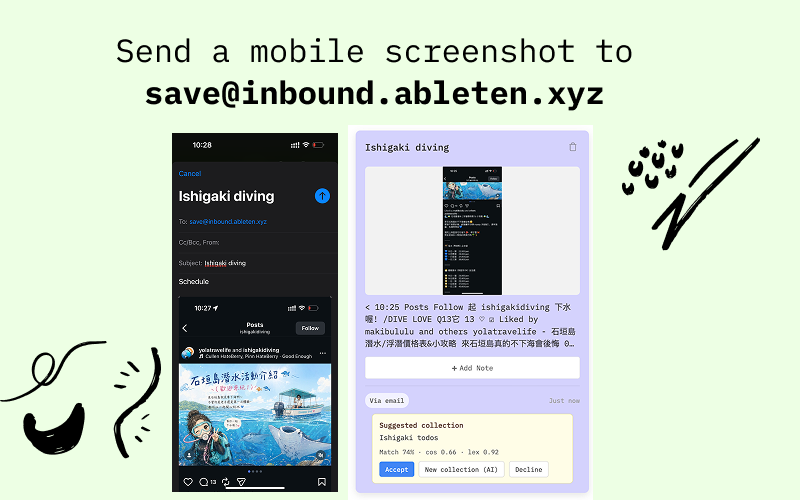 Screenshot of Ableten extracting text from an uploaded image using OCR